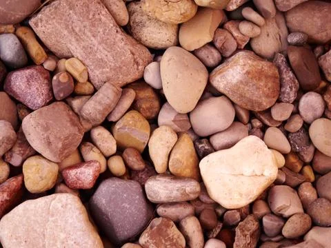 Close Up of Rocks on the ground Foto stock