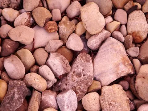 Close Up of Rocks on the ground Foto stock