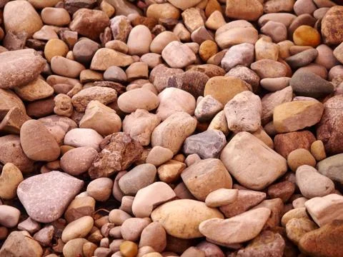 Close Up of Rocks on the ground 库存照片