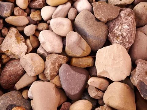 Close Up of Rocks on the ground 库存照片