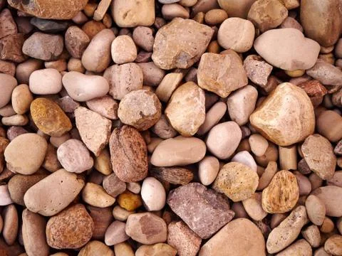 Close Up of Rocks on the ground 库存照片