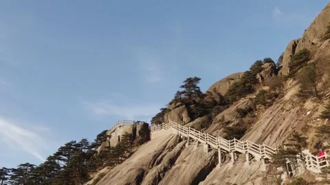 A close up of a rocky mountain 스톡 동영상 156843963