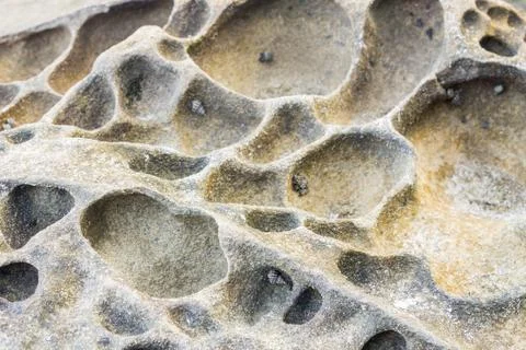 Close Up of rocky shore texture background Stock Photos