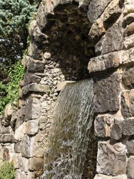 Close-up of Roman cascade Foto stock