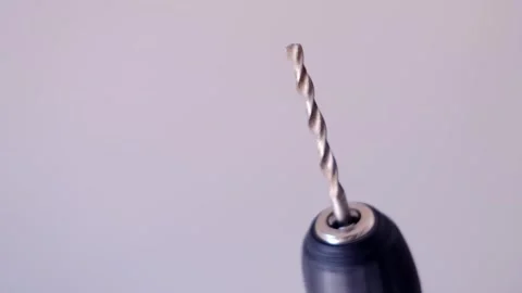 Close up of rotating drill bit Stock Footage 312473086