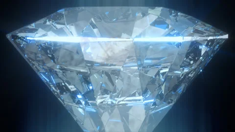 Close Up Of Rotating Shiny Diamond Loop Stock Footage 306675513