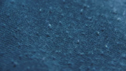 Close up of rotating textile, blue textile is rotating Stock Footage 229676058
