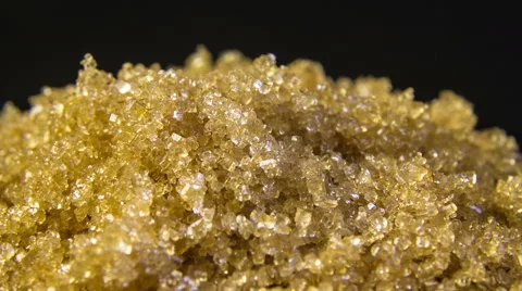 Close up rotation of brown sugar 스톡 동영상 48598368