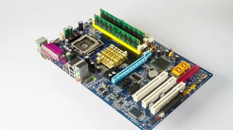 Close up rotation of computer HDD laptop hardware and components, 4K Stock Footage 48014664