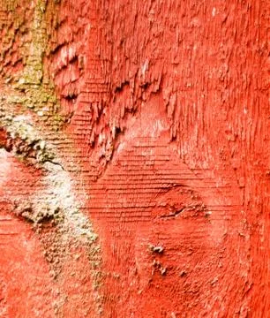 Close up rough red texture of garden fence Stock Photos