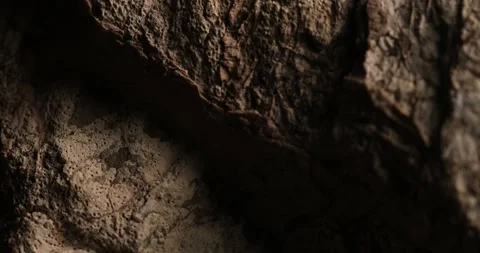 Close-Up of Rough Rock Formation Stock Footage 287878630