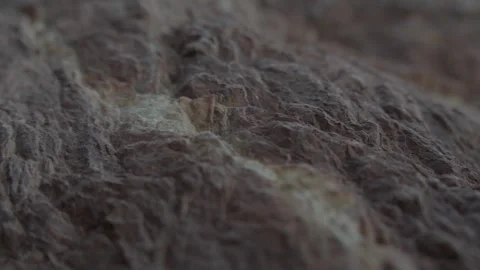 Close-Up of Rough Rock Surface Texture Stock Footage 285058875