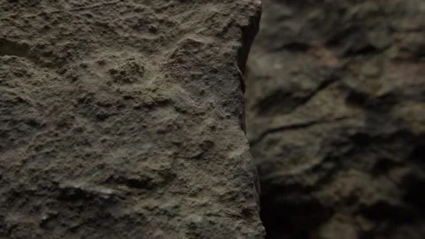 Close-up of Rough Rock Texture Stock Footage 289845498