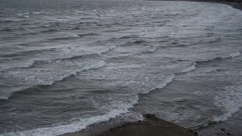 Close up of the rough sea Video stock 84848258