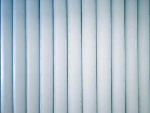 Close-up, Round pillar, Smooth surface, Light blue, arranged in a row. 스톡 사진