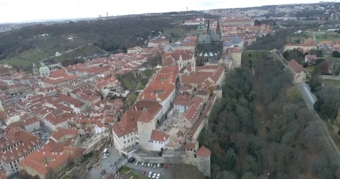Close up Royal Palace Prague Stock Footage 121010467