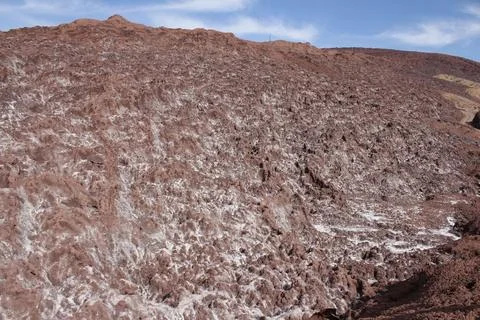 Close up of rugged desert cliff formations, showing stock photo. Stock Photos