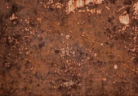 Close up of rust texture, background with copy space Stock Photos