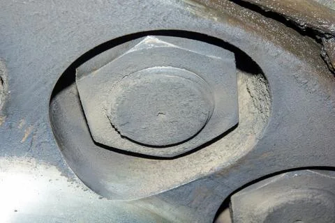 Close up of an rusted bolt, hd rusty metal Stock Photos