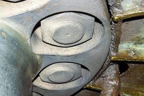 Close up of an rusted bolt, hd rusty metal Stock Photos