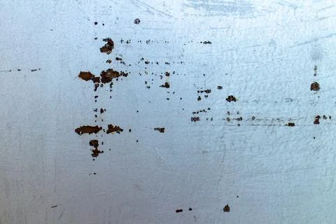 Close up of Rusted Iron Surface with Peeling Paint and Corrosion Texture Stock Photos