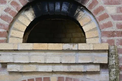 Close-Up of a Rustic Brick Oven Stock Photos