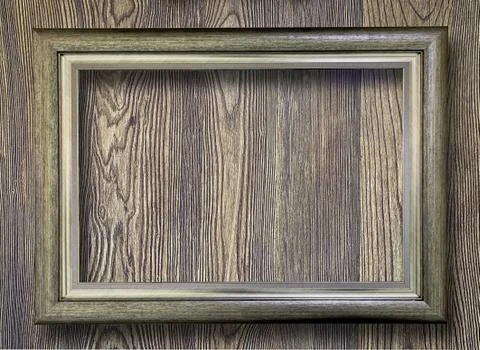Close up rustic picture frame Stock Photos