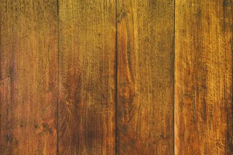 Close up rustic wood table with grain texture in vintage style. Surface of ol Stock Photos