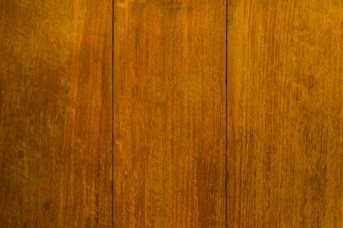 Close up rustic wood table with grain texture in vintage style. Surface of ol Stock Photos