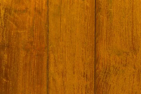 Close up rustic wood table with grain texture in vintage style. Surface of ol Stock Photos
