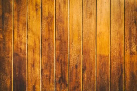 Close up rustic wood table with grain texture in vintage style. Surface of ol Foto stock