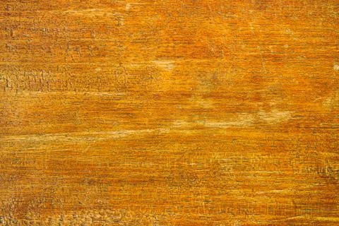 Close up rustic wood table with grain texture in vintage style. Surface of ol Stock Photos