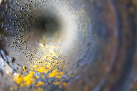 Close-Up of Rusty Circular Surface Stock Photos