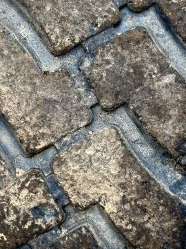 Close-up of rusty metal surface with peeling paint Stock Photos