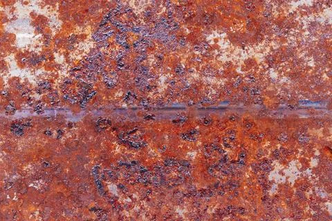 Close-up of rusty metal texture Stock Photos