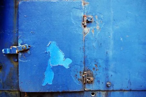 Close up of a rusty metal wall Stock Photos