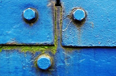 Close up of a rusty metal wall Stock-Fotos