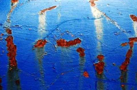 Close up of a rusty metal wall Stock-Fotos