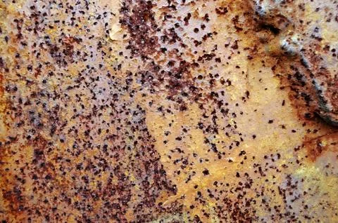 Close up of a rusty metal wall Stock Photos