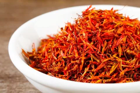 Close up of safflower Stock Photos