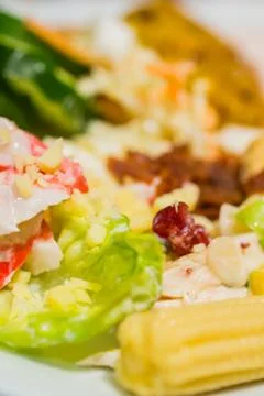 Close up salad Stock Photos