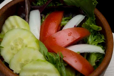 Close up salad Stock Photos