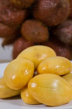 Close up of salak Stock Photos