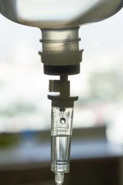 Close up saline Stock Photos