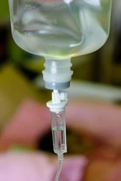 Close up saline Stock Photos