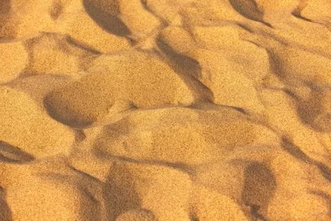Close up of sand at the beach Stock Photos