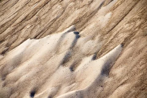 Close up of sand hills Stock Photos