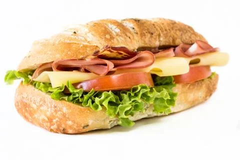 Close up to sandwich Stockfoto's