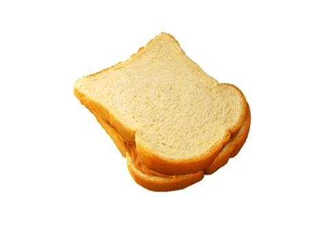 Close up of sandwich on white Stock Photos