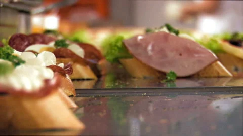 Close up sandwiches Stock-Footage 67274010